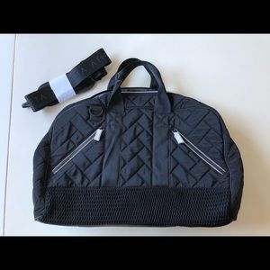 Athleta gym bag with yoga carry strap (BNWOT)